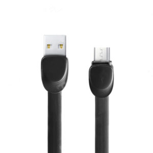 καλώδιο δεδομένων micro USB, 1m, Remax Shell RC-040m, Μαύρο, λευκό - 14339