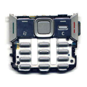 Πλακετα Πληκτρολογιου Για Nokia N82 Με Πληκτρολογιο Ασημι OR UI Cover Assy Με Μικροφωνο
