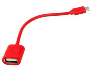 OTG Cable micro USB - USB Female DeTech - 14232