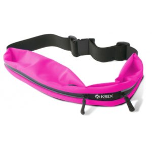 Ksix SPORTS BELT WITH 2 POCKETS FOR TRAINING pink