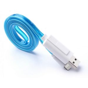 Data cable No brand Lightning - USB, iPhone 5/5s: 6,6S / 6plus,6S plus,Ipad4 /Min, illuminated, 1m - 14254
