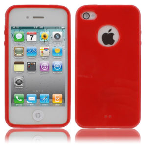 OEM Smooth TPU Case Red (iPhone 4 / 4S)