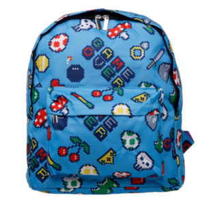 Kids School Rucksack/Backpack - Retro Gaming Design