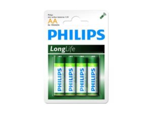 Batterie Philips Longlife R06 Mignon AA (4 pieces)