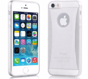 Protector No brand for iPhone 6/6S, Super slim, With a light texture brocade, Silicone - 51331