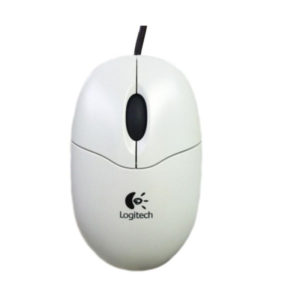 Mouse Logitech S96, PS2, White - 849