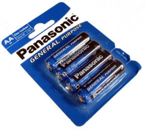 4 x Panasonic μπαταρίες R06 AA (Blister )