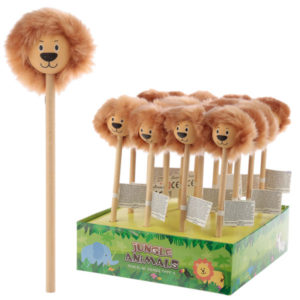 Fun Lion Pencil with Fluffy Mane