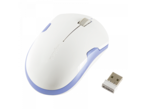 Logilink Wireless optical 2.4 GHz Mouse, 1200 dpi, White/Blue (ID0130)