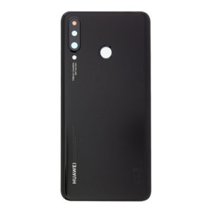 Καλυμμα Μπαταριας Για Huawei P30 Lite Μαυρο με Frame Καμερας