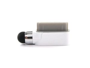 Anti-Dust-Plug with touch pen for iPhone 4/4S (White)