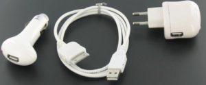 Charging Set / kit For Iphone 3G/3GS/4 White