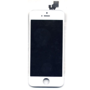 Οθονη Για Apple iPhone 5 Με Τζαμι Ασπρο Xωρις Flex Ηome Button-Sensor Light-Ακουστικο Grade A