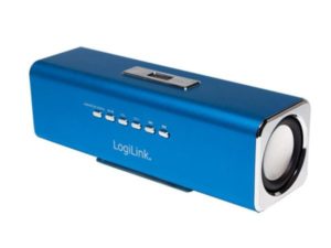 Logilink Discolady Soundbox with MP3 Player and FM Radio blue (SP0038B)