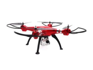 Quad-Copter SYMA X8HG 2.4G 4-Channel with Gyro + 8MP Camera (Red)