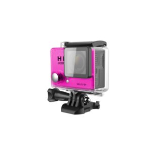 ACTION SPORT CAMERA 1080p WIFI 30m water resistant pink