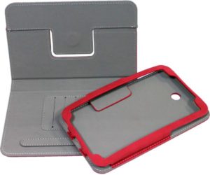Case No brand for Samsung P3100 Tab 2 7'', Red - 14532