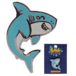 Novelty Shark Design Enamel Pin Badge
