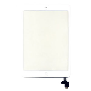 Τζαμι Για Apple iPad mini Με Home Button Ασπρο Grade A