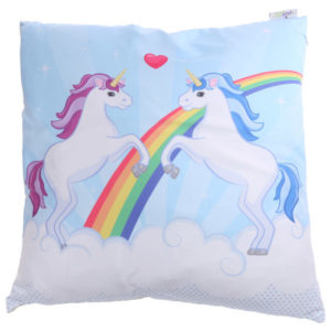 Decorative Unicorn Couple Cushion