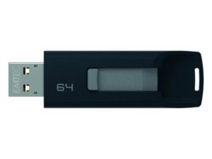 USB FlashDrive 64GB EMTEC C450 Slide 2.0 (black)