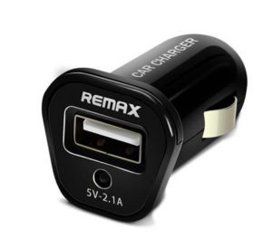 Car socket charger, Remax RCC101 5v 2.1A, Universal, 1xUSB, without cable - 14329