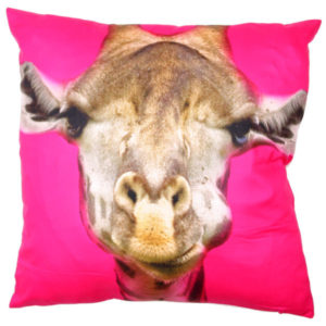 Decorative Giraffe Print Cushion