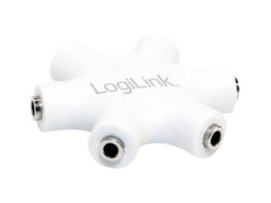 LogiLink Audio Splitter for up to 5 people (CA1088) white