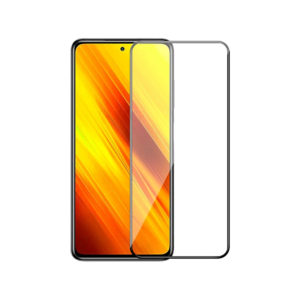 Fullscreen tempered glass No brand, For Xiaomi Pocophone X3, 3D Full Glue, 0.3mm, Black - 52672