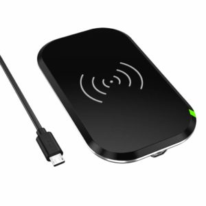 Wireless Qi Smartphone charger with 3 coils - Black