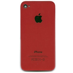 Καλυμμα Μπαταριας Για Apple iPhone 4 Κοκκινο OEM