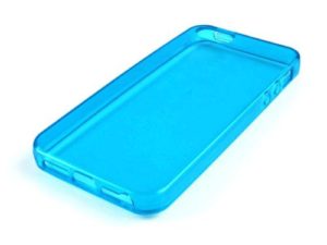 Reekin case for iPhone 5/5S - Glossy IC-006 (blue-transparent)