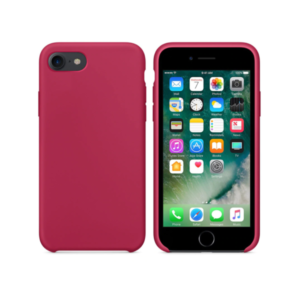 Silicone case No brand, For Apple iPhone 7/8, Soft touch, Red - 51654