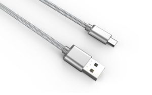 Data cable, LDNIO LS17s, Micro USB, 2.0m, Braided, Silver, Gold - 14398