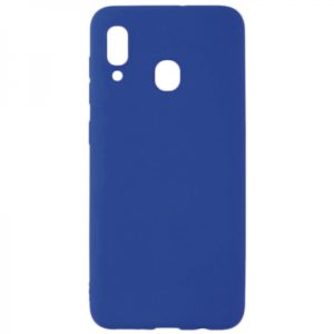 SENSO SOFT TOUCH SAMSUNG A20s blue backcover