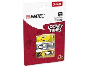 USB FlashDrive 8GB EMTEC Looney Tunes LT01 (3-PACK)