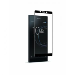 MUVIT FULL FACE MADE FOR SONY XPERIA L3 + APPLICATOR black tempered glass