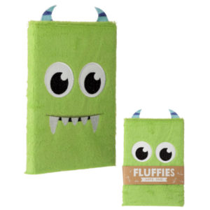 Fluffy Plush Notebook - Monster Design