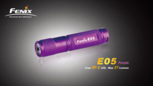 Fenix E05 LED Flashlight Purple