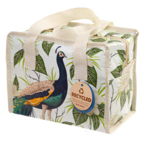 Peacock Zip Up Lunch Bag