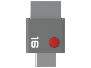 USB FlashDrive 16GB EMTEC T400 DUO USB-C USB 3.0 Grey