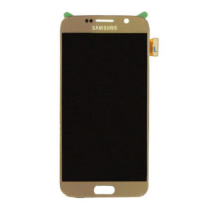 Οθονη Για Samsung G920 Galaxy S6 Με Τζαμι Χρυσο OR (GH97-17260C)