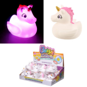 Fun Kids Light Up Unicorn Bath Time Toy