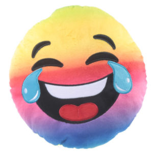 Rainbow Laughing Emotive Cushion
