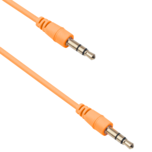Audio cable DeTech M - M, 3.5mm, 0.8m, Orange - 18236