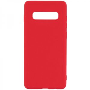 SENSO RUBBER SAMSUNG S10 PLUS red backcover