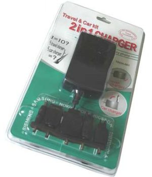 Travel & Car kit Charger 2 in 1