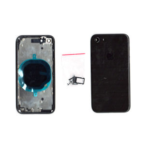 Καλυμμα Μπαταριας Για Apple iPhone 8+ Μαυρο Με Frame Grade A