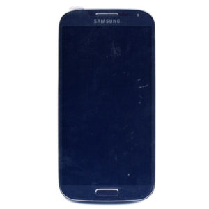 Οθονη Για Samsung i9500 Galaxy S4 Με Τζαμι, Εμπρος Μερος Προσοψης Μπλε Σκουρο OR (GH97-14655C)