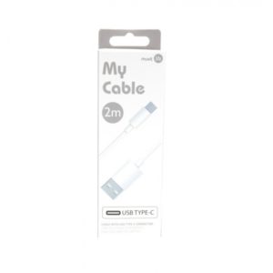 MUVIT LIFE MY CABLE DATA TYPE C 2M white